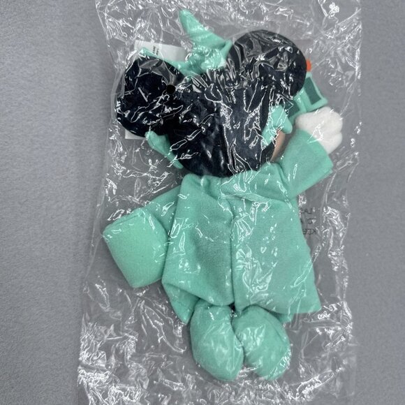 Minnie Mouse NY Liberty The Disney Store Bean Bag 10" Stuffed Toy Animal - Picture 3 of 7